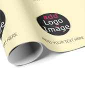 Moderne Professional Vanilla Cadeaupapier (Rol Hoek)