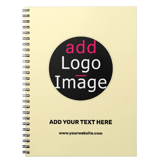 Moderne  Professional Vanilla Notitieboek (Voorkant)