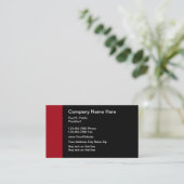 Moderne professional visitekaartje (Staand voorkant)