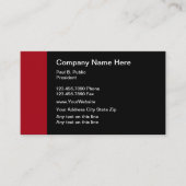 Moderne professional visitekaartje (Voorkant)