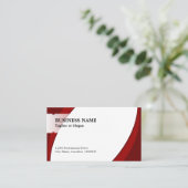 Moderne professional visitekaartje (Staand voorkant)