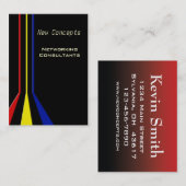 Moderne professional visitekaartje (Voorkant / Achterkant)