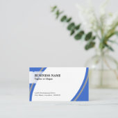 Moderne professional visitekaartje (Staand voorkant)