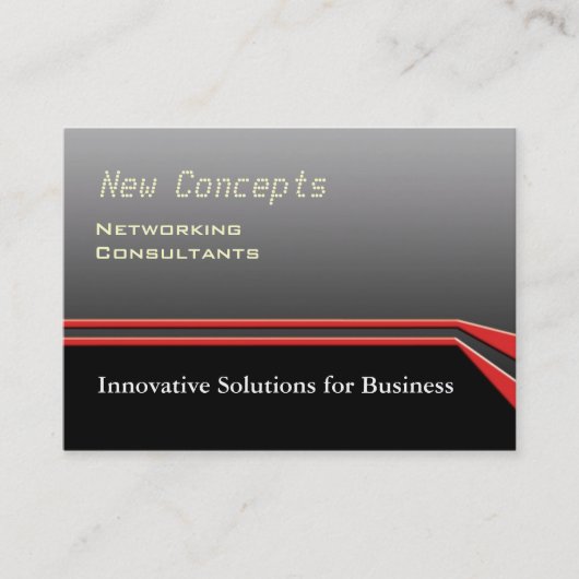 Moderne professional visitekaartje (Voorkant)