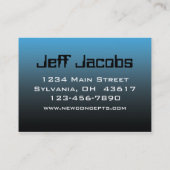 Moderne professional visitekaartje (Achterkant)