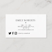 moderne professional | visitekaartje consultant (Achterkant)