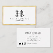 moderne professional | visitekaartje consultant (Voorkant / Achterkant)