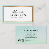 moderne professional | visitekaartje fotograaf (Voorkant / Achterkant)