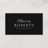 moderne professional | visitekaartje fotograaf (Voorkant)