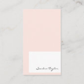 Moderne professional voegt uw Logo onroerend goed Visitekaartje (Achterkant)