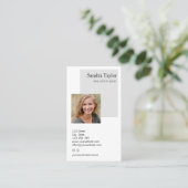 Moderne professional voegt uw Logo onroerend goed  Visitekaartje (Staand voorkant)