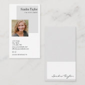 Moderne professional voegt uw Logo onroerend goed  Visitekaartje (Voorkant / Achterkant)