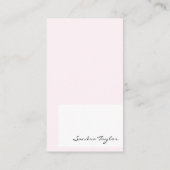 Moderne professional voegt uw Logo onroerend goed  Visitekaartje (Achterkant)