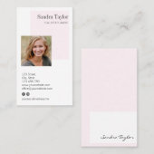 Moderne professional voegt uw Logo onroerend goed  Visitekaartje (Voorkant / Achterkant)