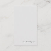 Moderne professional voegt uw Logo onroerend goed Visitekaartje (Achterkant)