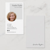 Moderne professional voegt uw Logo onroerend goed Visitekaartje (Voorkant / Achterkant)