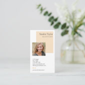 Moderne professional voegt uw Logo onroerend goed Visitekaartje (Staand voorkant)