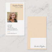 Moderne professional voegt uw Logo onroerend goed Visitekaartje (Voorkant / Achterkant)