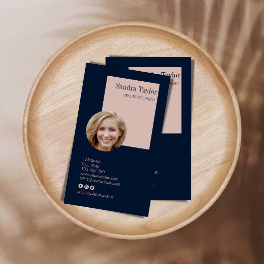 Moderne professional voegt uw Logo onroerend goed Visitekaartje