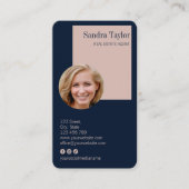 Moderne professional voegt uw Logo onroerend goed Visitekaartje (Voorkant)