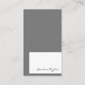 Moderne professional voegt uw Logo onroerend goed Visitekaartje (Achterkant)