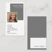 Moderne professional voegt uw Logo onroerend goed Visitekaartje (Voorkant / Achterkant)