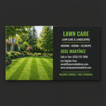 Moderne professional voor gazonverzorging en lands