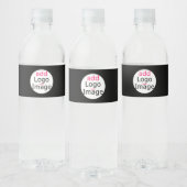 Moderne professionele aangepaste bedrijfsmerknaam waterfles etiket (Flessen)
