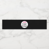 Moderne professionele aangepaste bedrijfsmerknaam waterfles etiket (Enkel label)