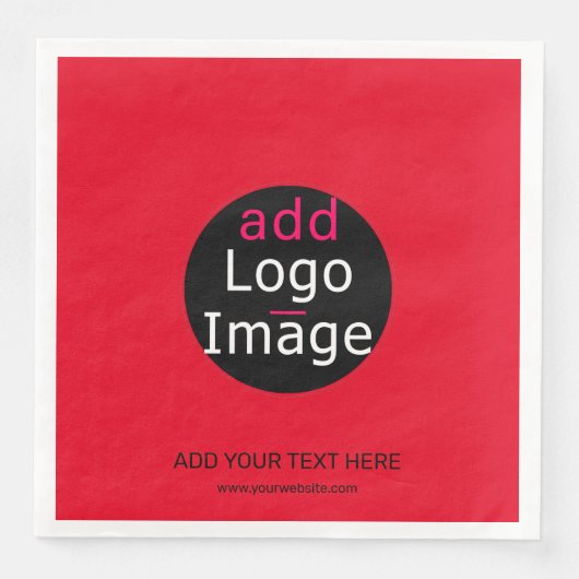 Moderne Professionele aangepaste kantoorcamera roo Servet (Voorkant)