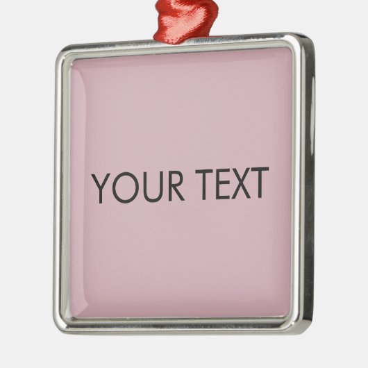 Moderne professionele aangepaste merknaam roze metalen ornament (Links)