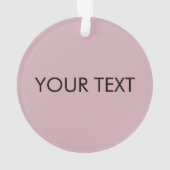 Moderne professionele aangepaste merknaam roze ornament (achterkant)