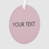 Moderne professionele aangepaste merknaam roze ornament (voorkant)