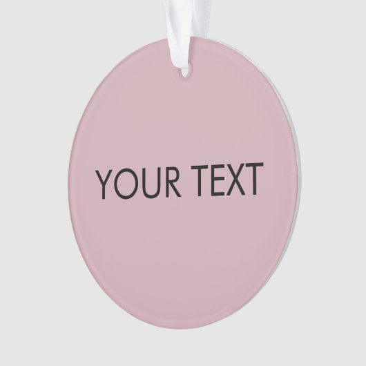 Moderne professionele aangepaste merknaam roze ornament (voorkant)