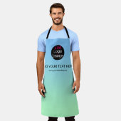 Moderne Professionele aangepaste zakelijke grafisc Schort (Gedragen)