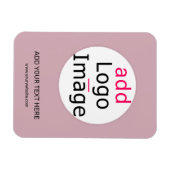 Moderne professionele, aanpasbare, stoffige roos t magneet (Horizontaal)