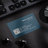 Moderne professionele advocaat QR-code Visitekaartje