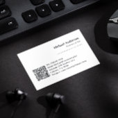 Moderne professionele advocaat QR-code Visitekaartje