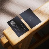 Moderne professionele advocaat QR-code Visitekaartje