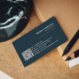 Moderne professionele advocaat QR-code Visitekaartje