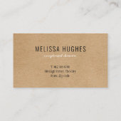 Moderne professionele afspraak herinneringskaart afsprakenkaartje (Achterkant)