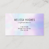 Moderne Professionele Afspraak Herinneringskaart Afsprakenkaartje (Achterkant)