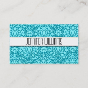 Moderne professionele Aqua Damask-Visitekaartjes Visitekaartje