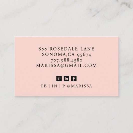 Moderne professionele architect foto visitekaartje (Achterkant)