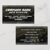 Moderne professionele automobielindustrie visitekaartje (Voorkant / Achterkant)