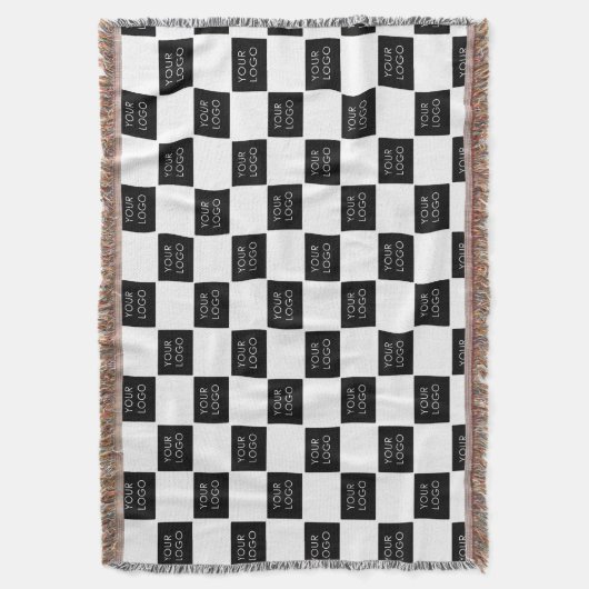 Moderne Professionele BedrijfsLogo Promo Deken (Voorkant Verticaal)