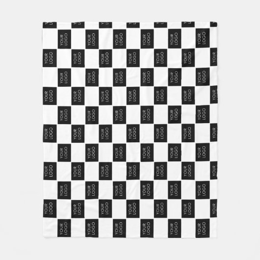 Moderne Professionele BedrijfsLogo Promo Fleece Deken (Voorkant)