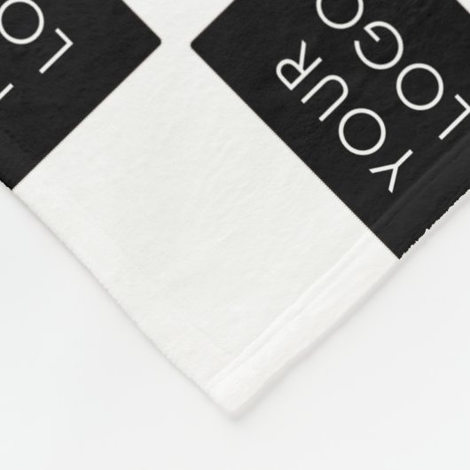 Moderne Professionele BedrijfsLogo Promo Fleece Deken (Hoek)