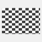 Moderne Professionele BedrijfsLogo Promo Inpakpapier Vel (Voorkant)