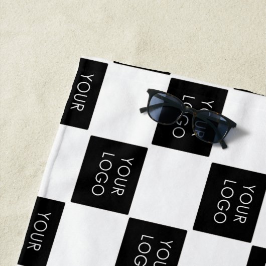 Moderne Professionele BedrijfsLogo Promo Strandlaken (In situ)